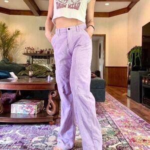 Arizona light purple corduroy carpenter pants, brand new